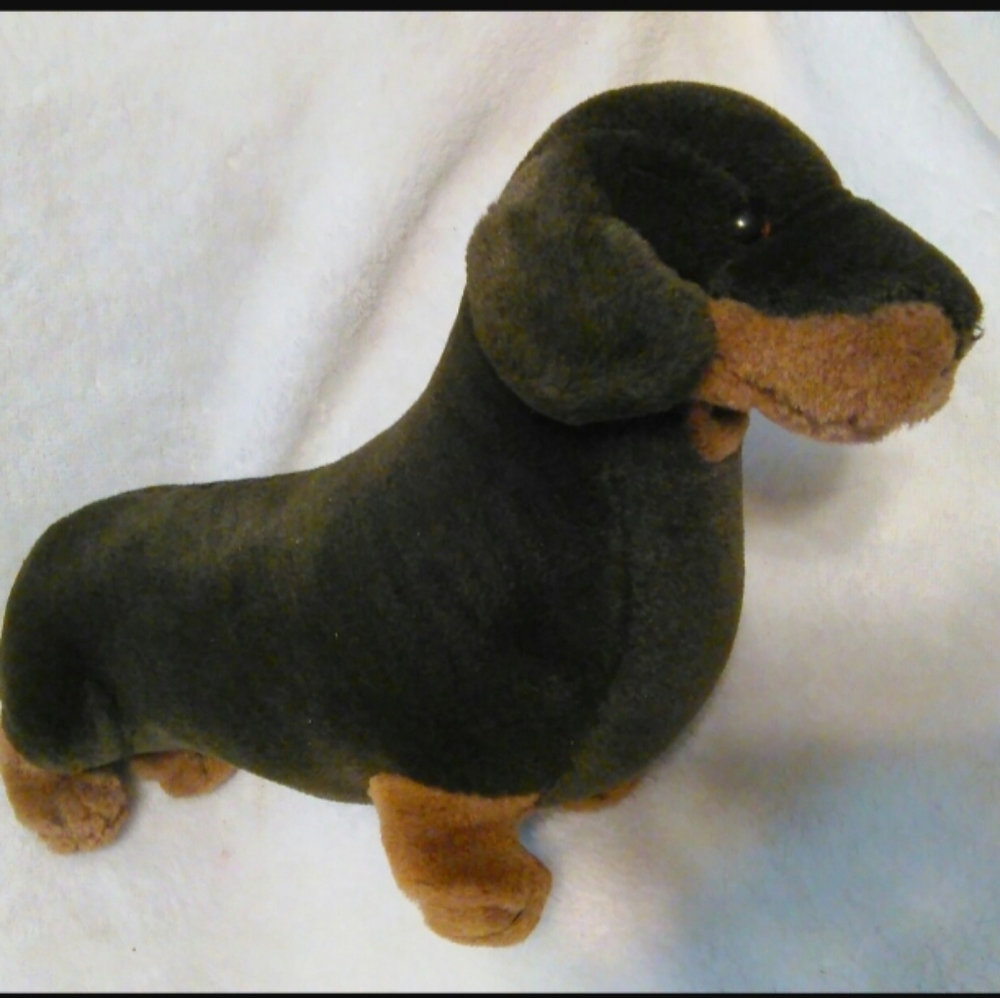 Weiner Dog Stuffed Animal Plush toy DAKIN Kids Puppy Dog